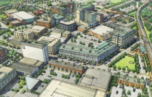 Rendering of possible changes to downtown Hammond