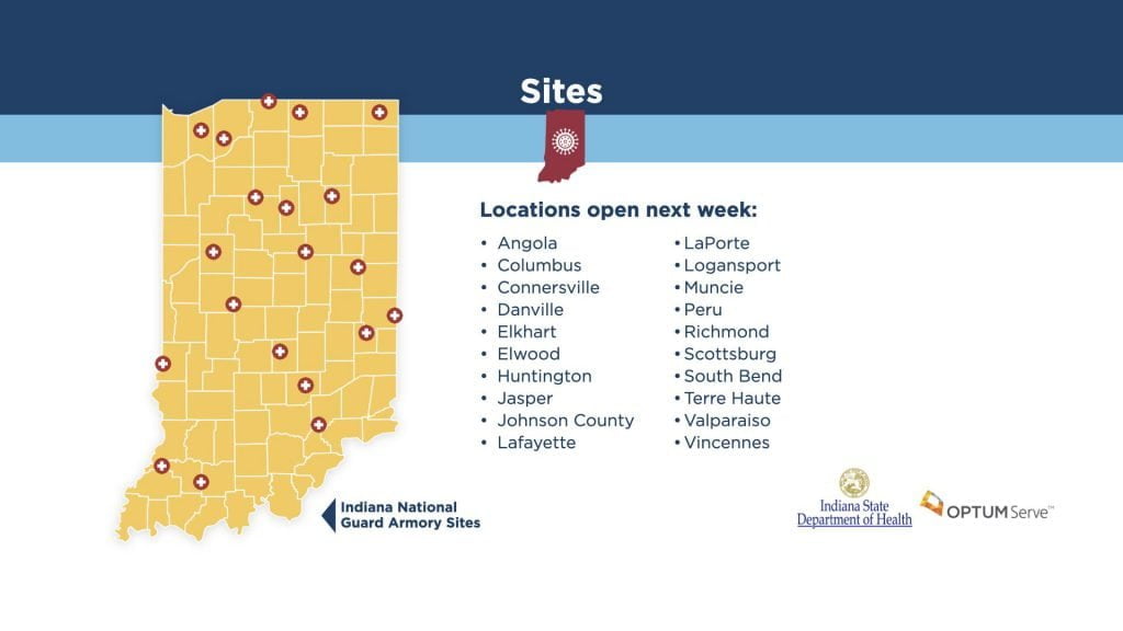 Map of covid testing