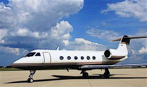 CHARTER FLIGHT Hire a Gulfstream jet for a happy recipient.