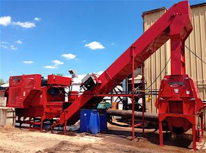 CHOPPING WOOD Pioneer Packaging has invested in powerful equipment to turn wood scrap into animal bedding.