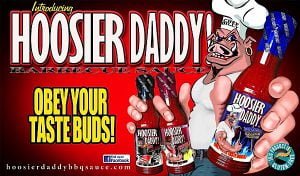 Family recipe Hoosier Daddy BBQ Sauce is in stores across the country.