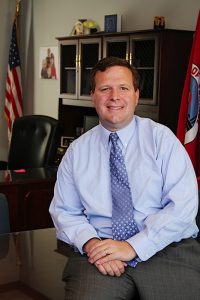 “POLITICAL PARTY DOESN’T MATTER MUCH” Portage Mayor James Snyder loves to meet residents.