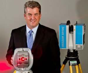 “YOU JUST HAVE TO KEEP TRYING” Mike Falk of Falk PLI Engineering and Surveying brought sophisticated surveying instruments to the steel industry.