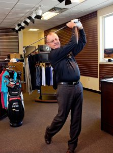 BRIAR RIDGE COUNTRY CLUB Best golf course and best course for charitable/business outings. Pictured is Briar Ridge pro Jack Sudac, displaying proper grip of the club.