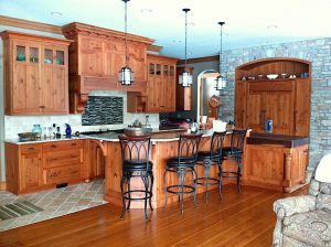 WHAT’S COOKING IN REMODELING? Things are looking up in the business of remodeling upscale homes. Kitchens, including this one remodeled by Jim Pressel of Pressel Enterprises Inc., are a major focus.