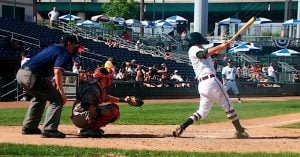 IT’S A HIT! The RailCats roster is for younger players on the way up and older players hanging on—and most of all, for athletes who love the game of baseball.