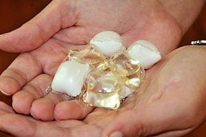 CLEANING UP MonoSol, based in Merrillville, makes the water-soluble polymer-based films used in laundry detergent pods.