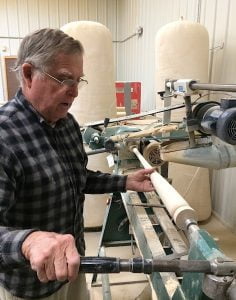 EXPERIENCE ON THE FIELD Hoosier Bat Co.’s Dave Smith grew up going to games at Yankee Stadium and Ebbets Field, and played a year for the Mets.