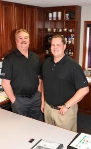 FATHER AND SON Ray and Jeff Eriks of Cambridge Companies.