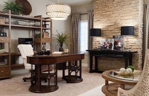 BALANCING WORK AND HOME Be sure your furnishings match your goals and needs, says Cathi Lloyd of Decorating Den Interiors.