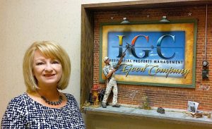 “GO INTO WHAT MAKES YOU HAPPY” Mary Lewis recently became accounting manager for In Good Company Management Services, which manages 27 top-rated rental communities.