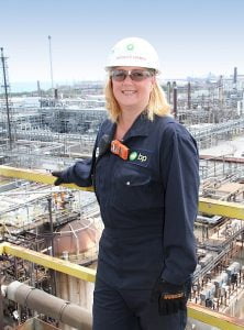 “Blessed” Michelle Layman manages business improvement at BP’s Whiting Refinery.