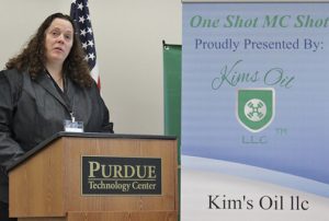 Kim Macchiarella named the top winner in the Northwest Indiana Small Business Development Center’s InnovateHER competition. Macchiarella, will receive prizes including co-working space and will be considered for a spot in the national competition.