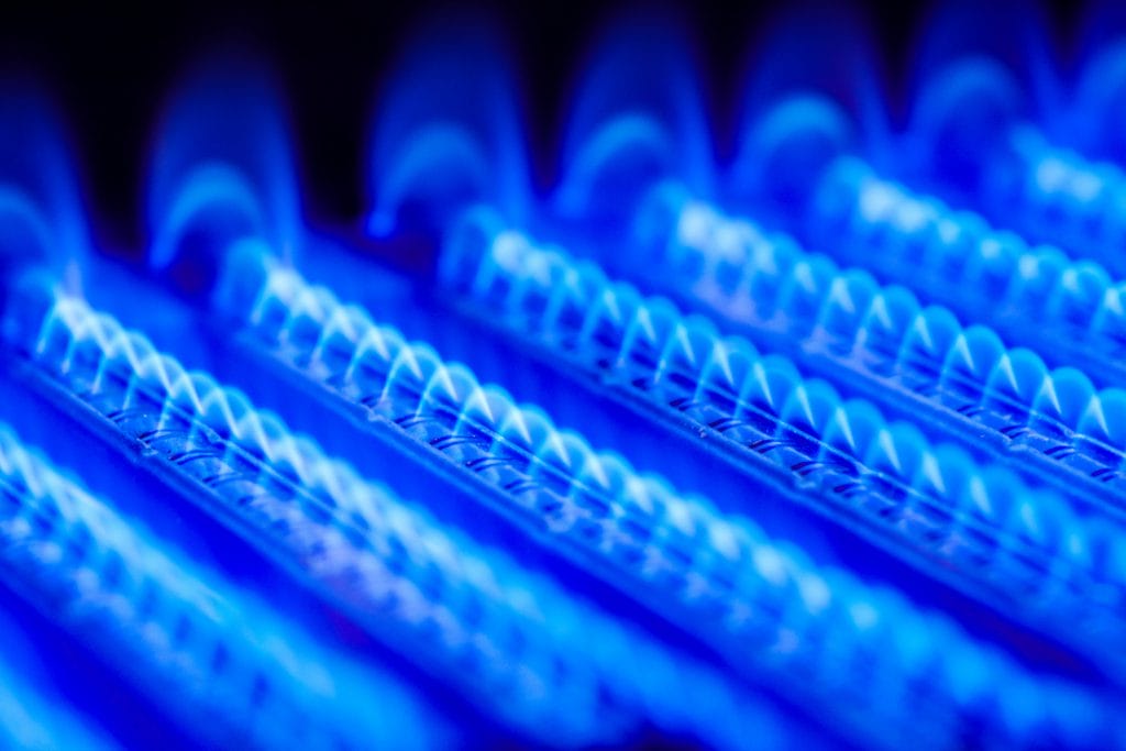 Natural gas heat