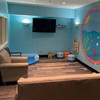 Renovations to the St. Jude House’s family TV room